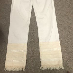 Seven for Mankind Crop Crochet Jean